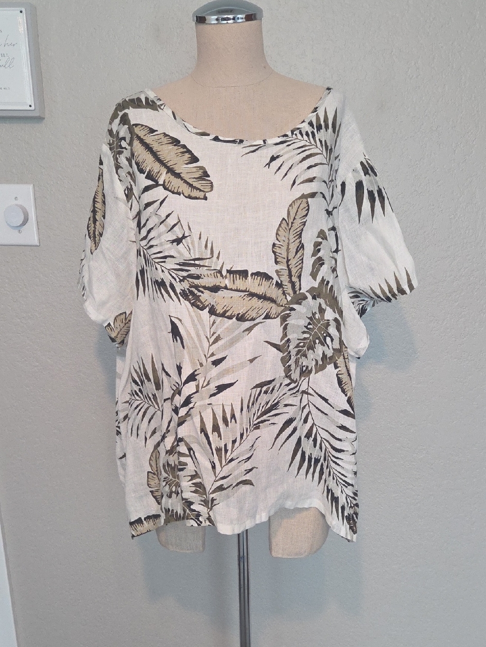 C&C California Linen Blouse 2X